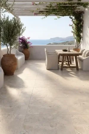 Carrelage antidérapant Provenza Sand 60x60 – Travertin beige naturel Super Prix